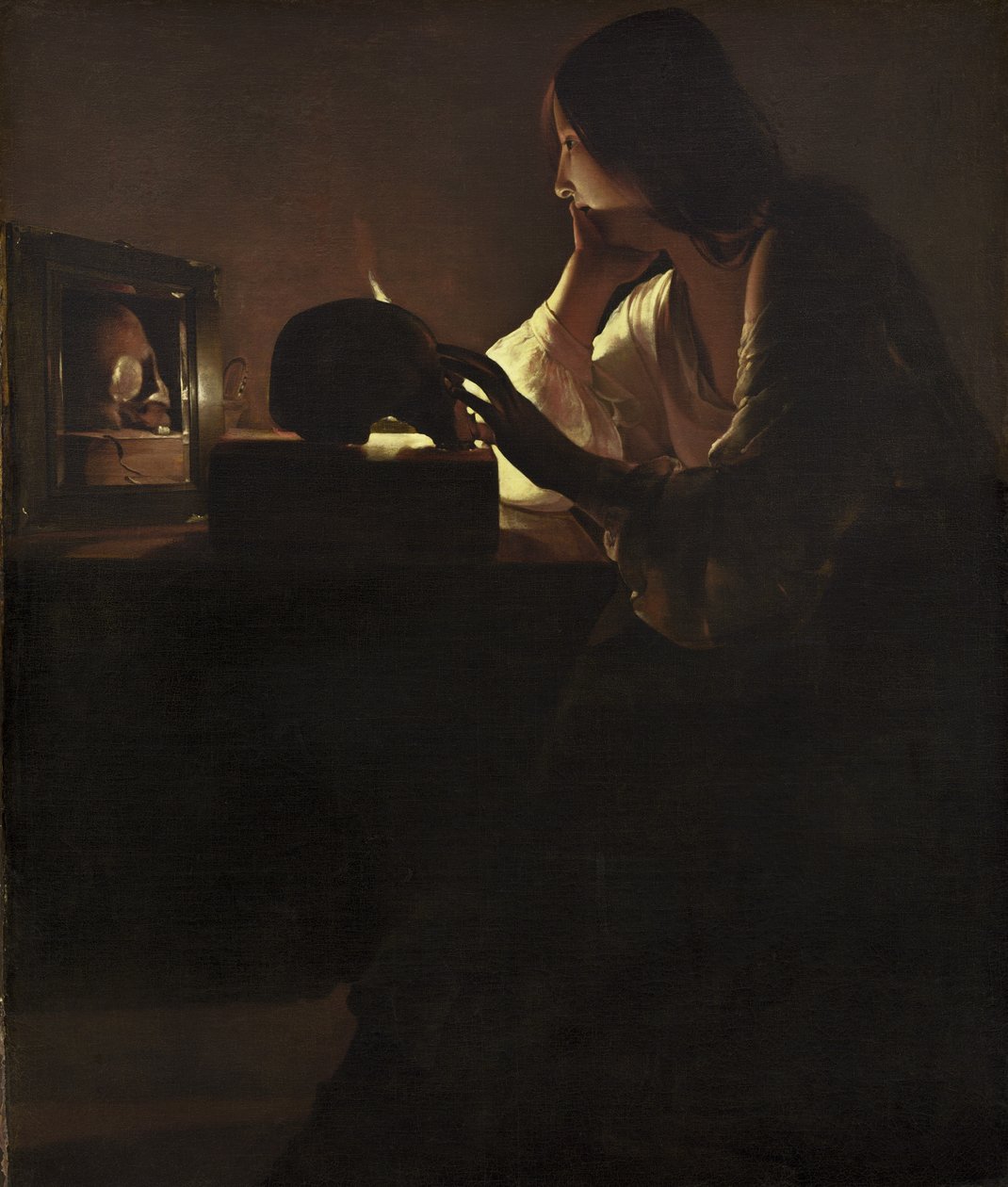 O arrependido Magdalen, 1635-40 de Georges de La Tour