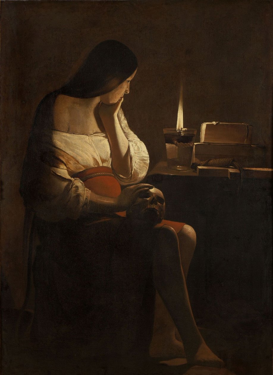 A arrependida Maria Madalena de Georges de La Tour