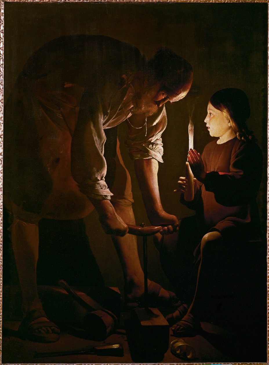São José Carpinteiro ... de Georges de La Tour