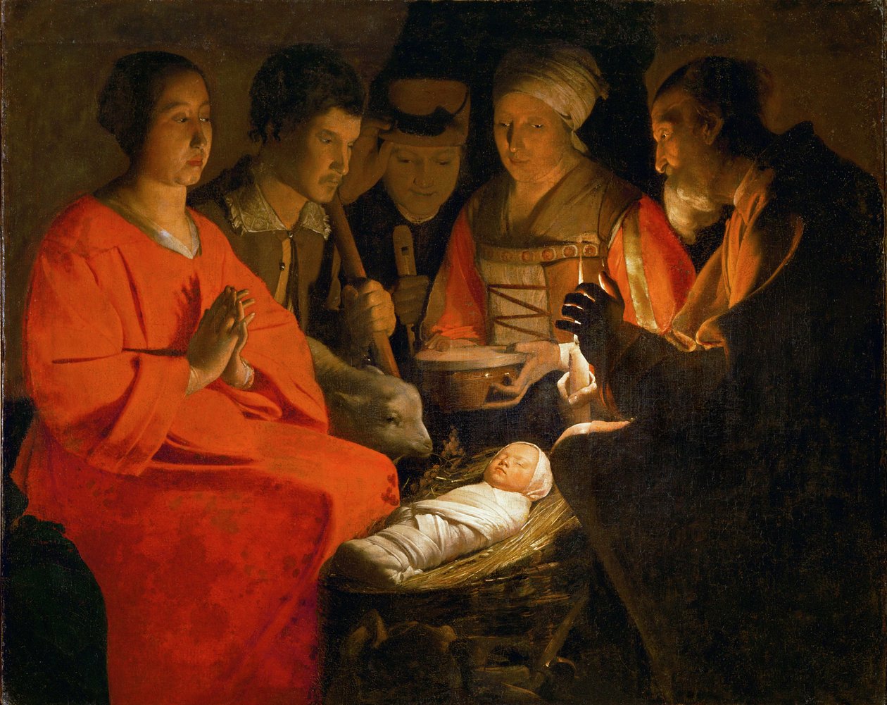 A adoração dos pastores ... de Georges de La Tour