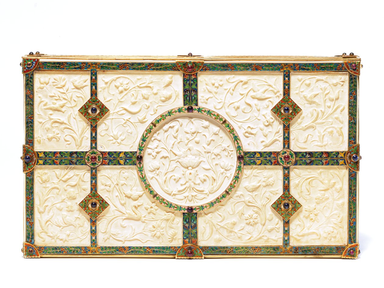 Porta-notas raro para Boucheron, 1893 de Georges le Sache