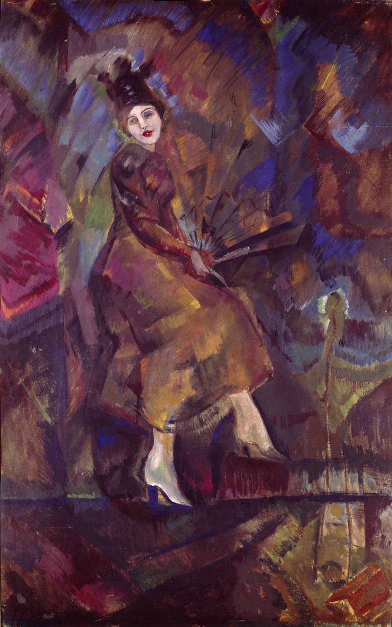 Retrato de Panna Paskevich de Georgy Bogdanovich Yakulov
