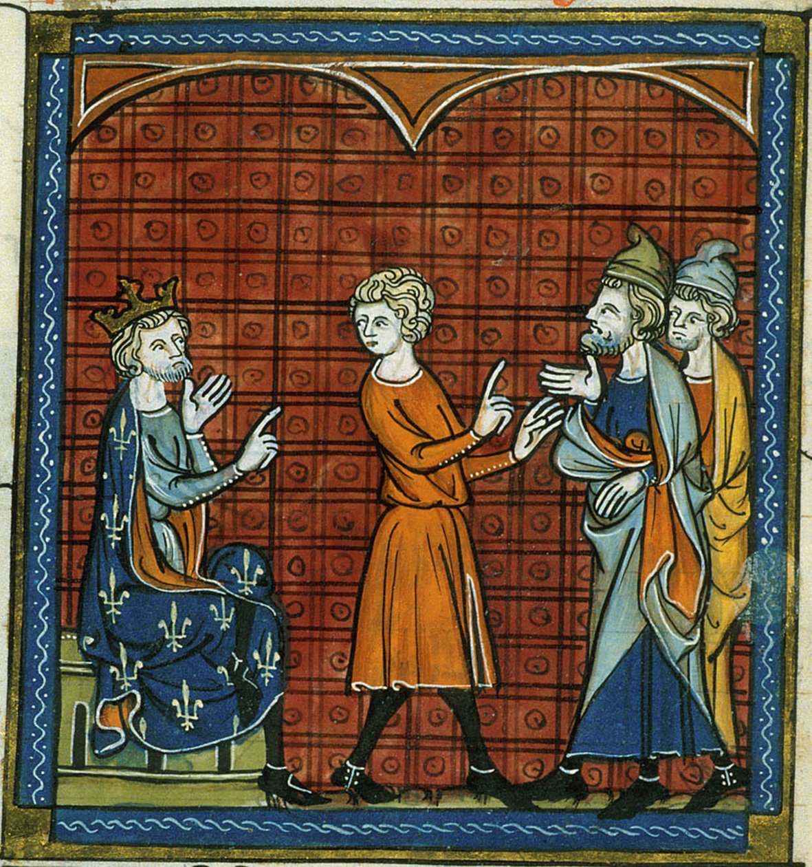 Banimento dos judeus, de Chroniques de France ou de St Denis, século XIV (22702885262) de Georgia Levan Ramishvili from Tbilisi
