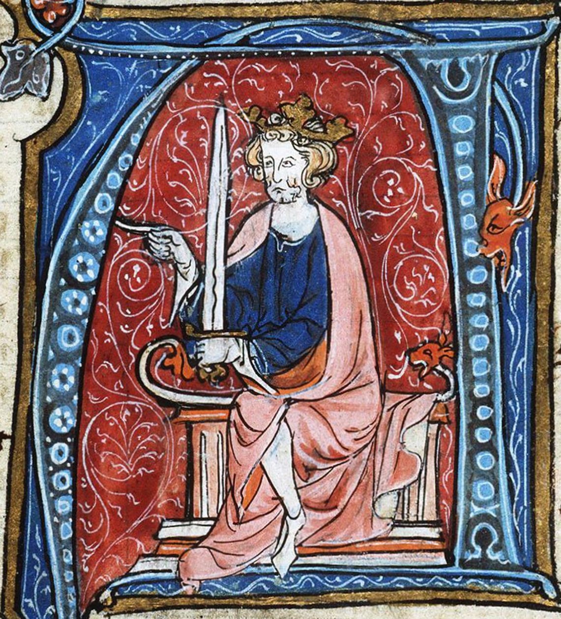 Conrado I, o Jovem, Rei da Francia Oriental, de Spieghel Historiael de Jacob van Maerlant, c. 1330 (33526342263) de Georgia Levan Ramishvili from Tbilisi