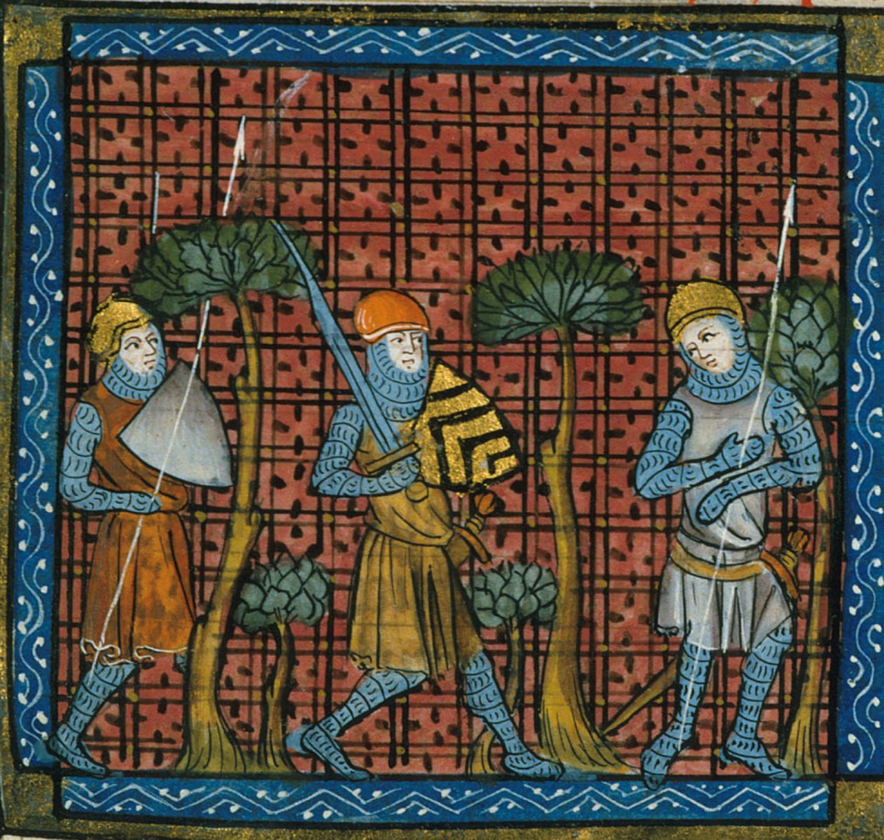 Cruzados, de Chroniques de France ou de St Denis, século XIV (22716450535) de Georgia Levan Ramishvili from Tbilisi