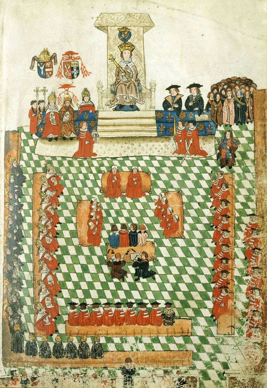 O Rei Henrique VIII na abertura do Parlamento de Inglaterra no Palácio de Bridewell, 1523 (21114470070) de Georgia Levan Ramishvili from Tbilisi