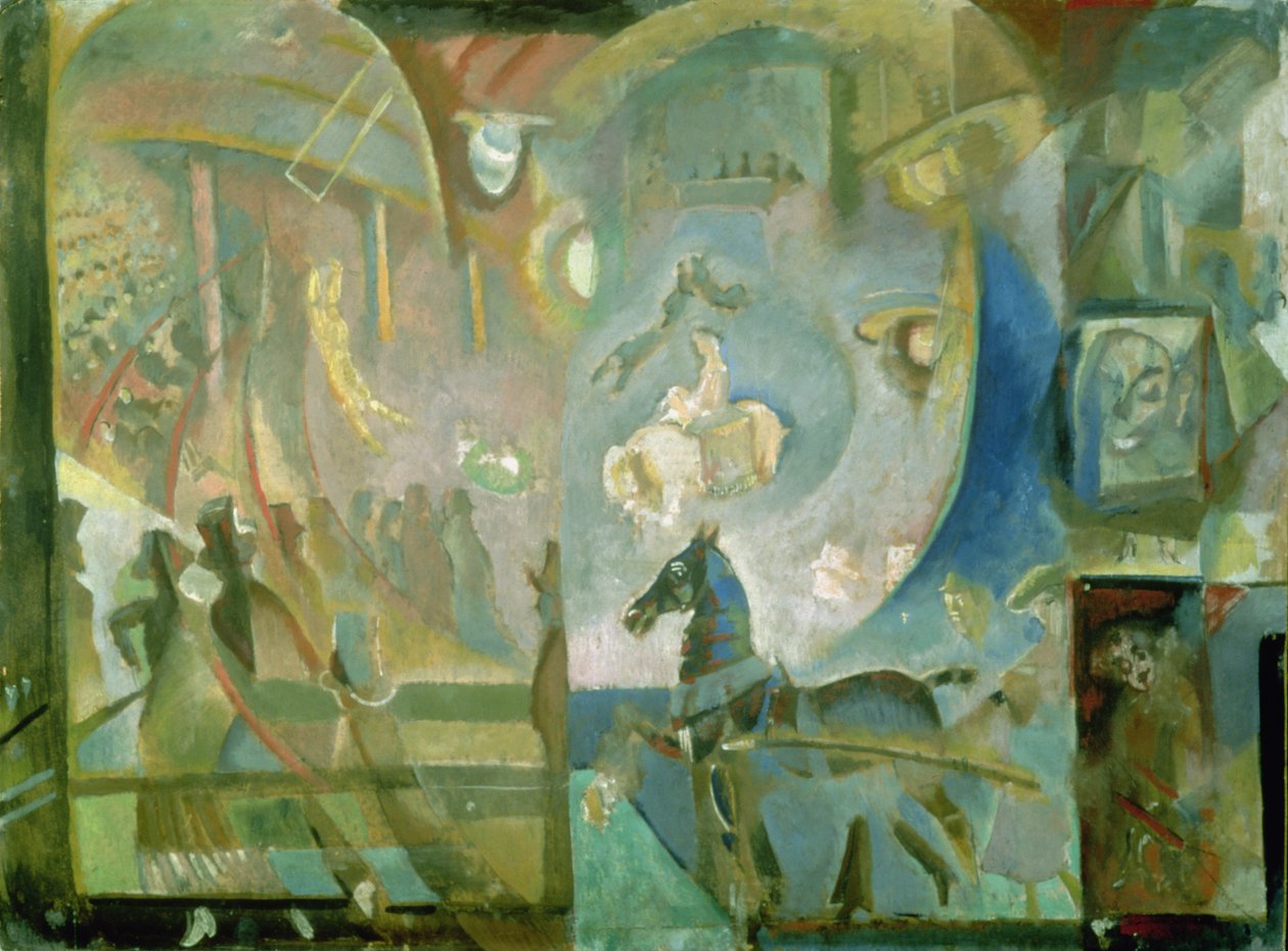 O circo, c.1910 de Georgij Bogdanovic Jakulov