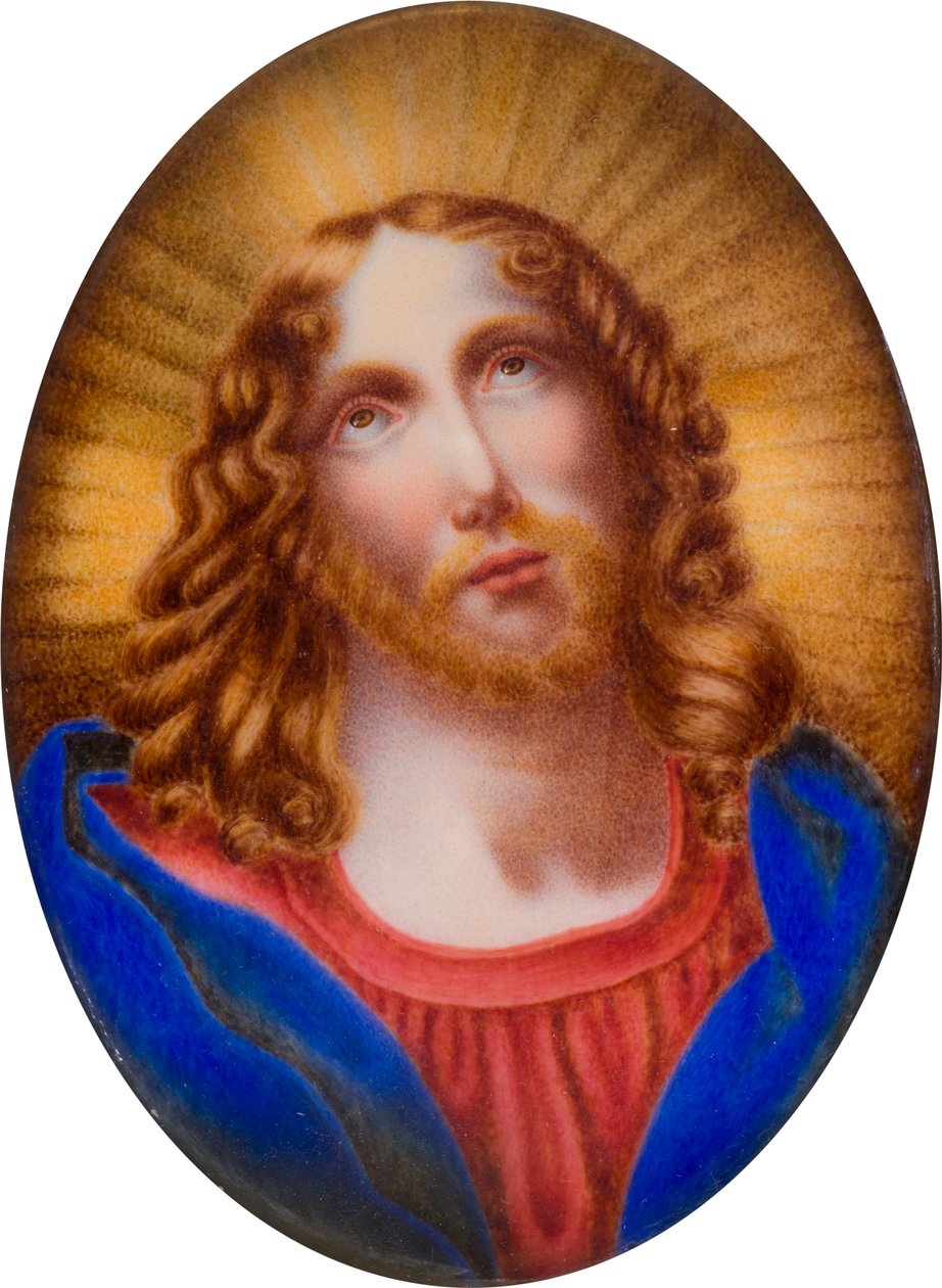 Homem de Dores : The Saviour, c.1810-42 (óleo sobre tela) de Georgina Viscountess Newport Moncreiff