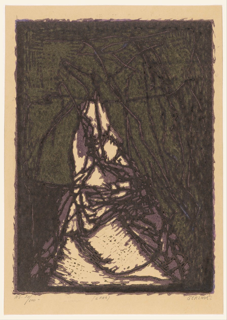 Lena (título original no objeto) de Ger Ladage (signed by artist)
