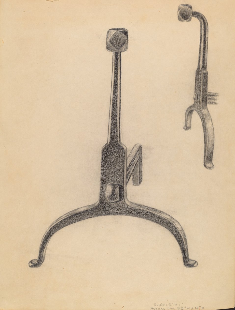 Andirons de Gerald Bernhardt