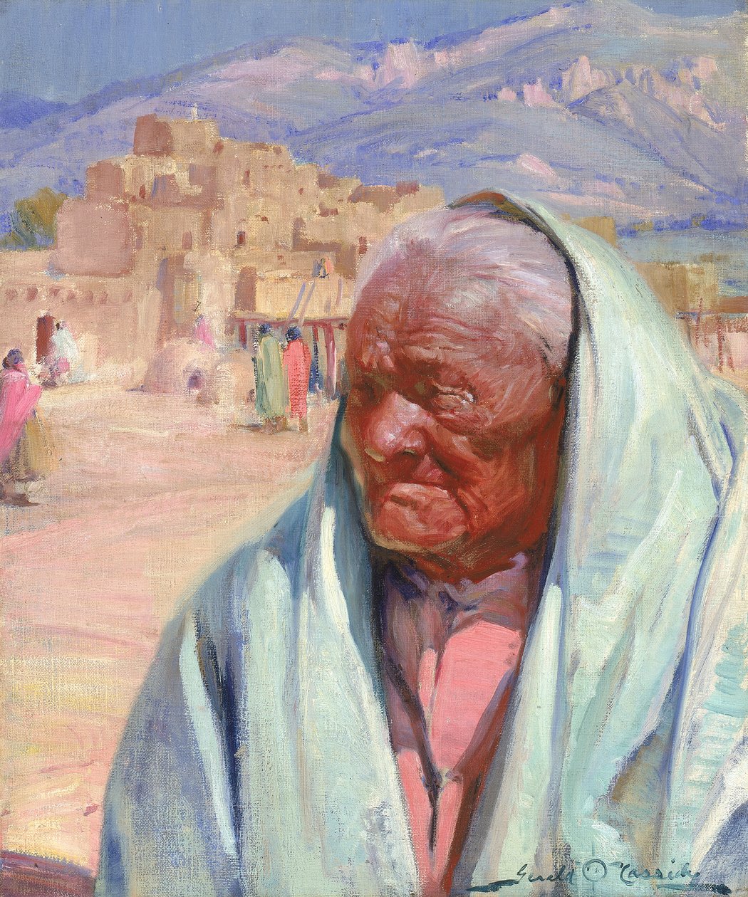 Antonio Concha, Velho de Taos, 1924. de Gerald Cassidy