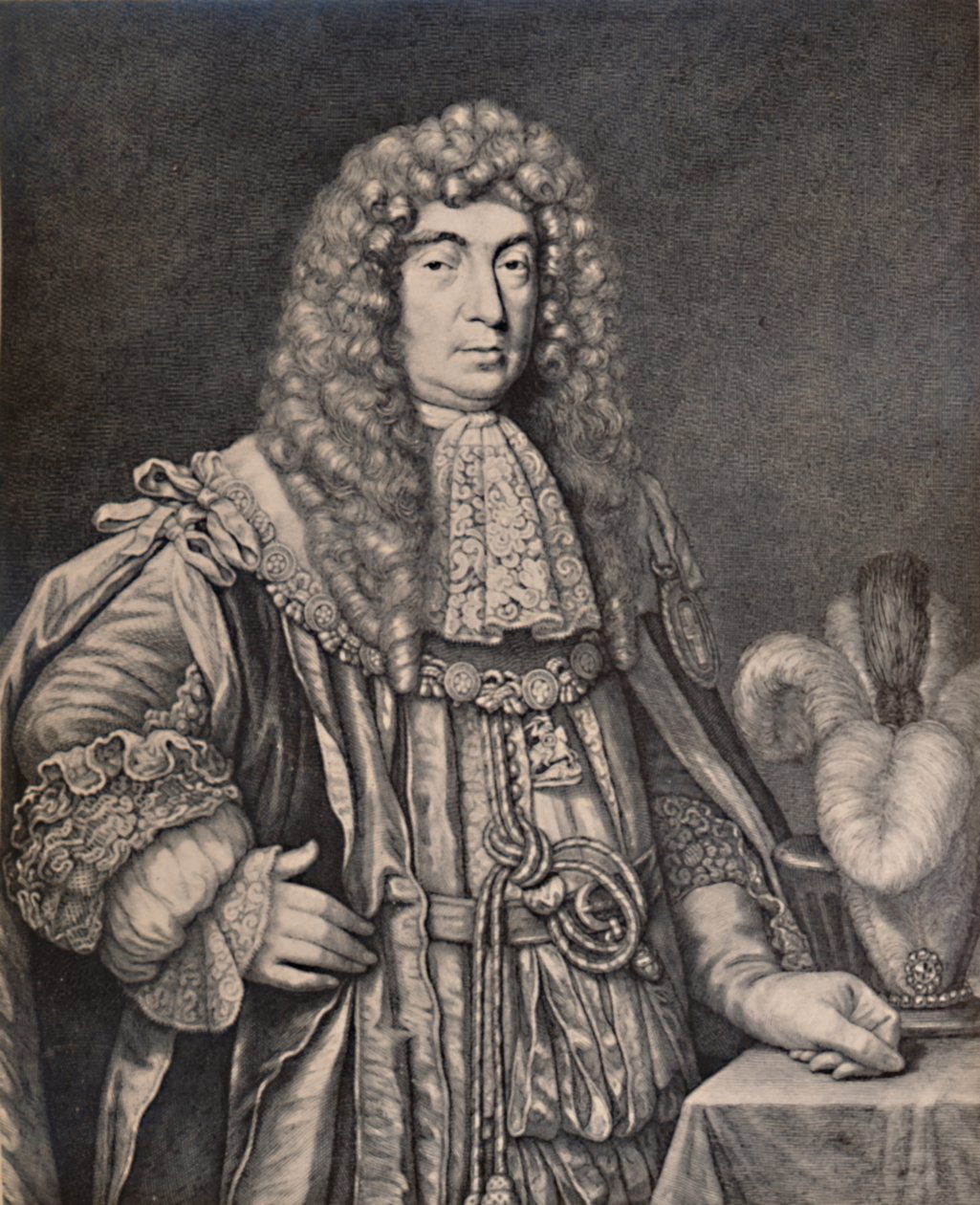 John Maitland, duque de Lauderdale, político escocês, final do século XVII ou início do século XVIII 1894 de Gerald Valck