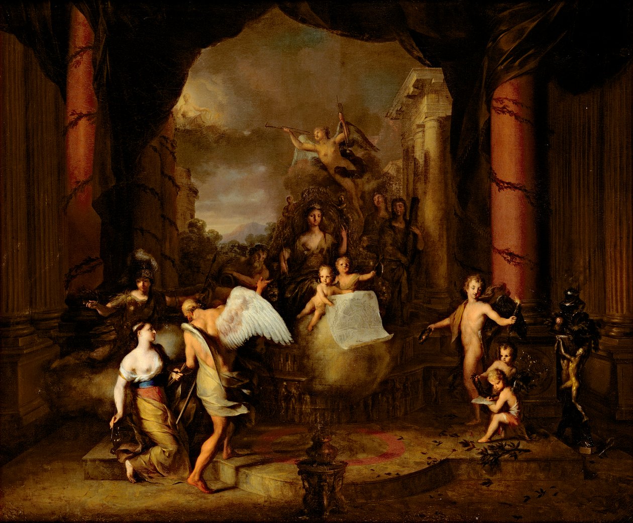Alegoria da cidade de Amsterdã de Gerard de Lairesse
