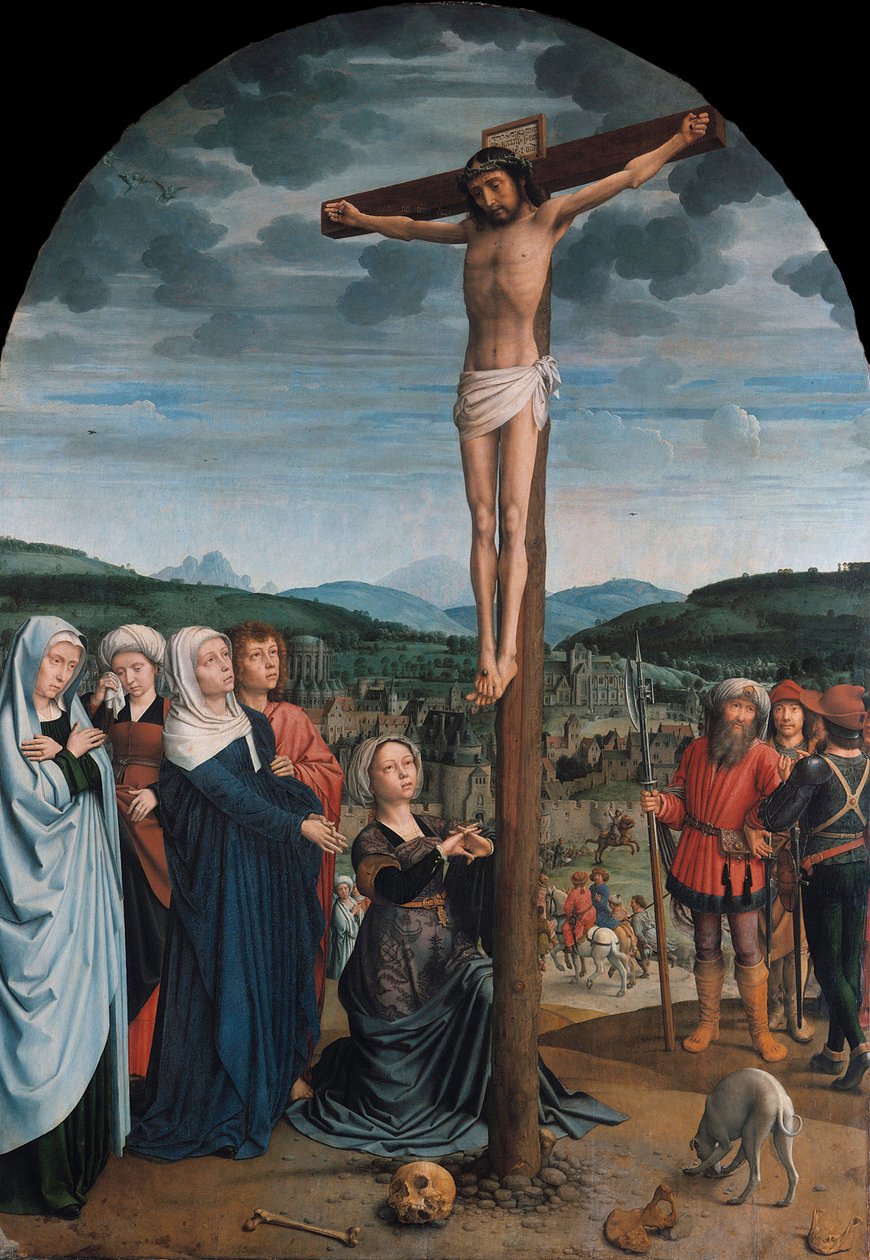 Cristo na cruz de Gerard David