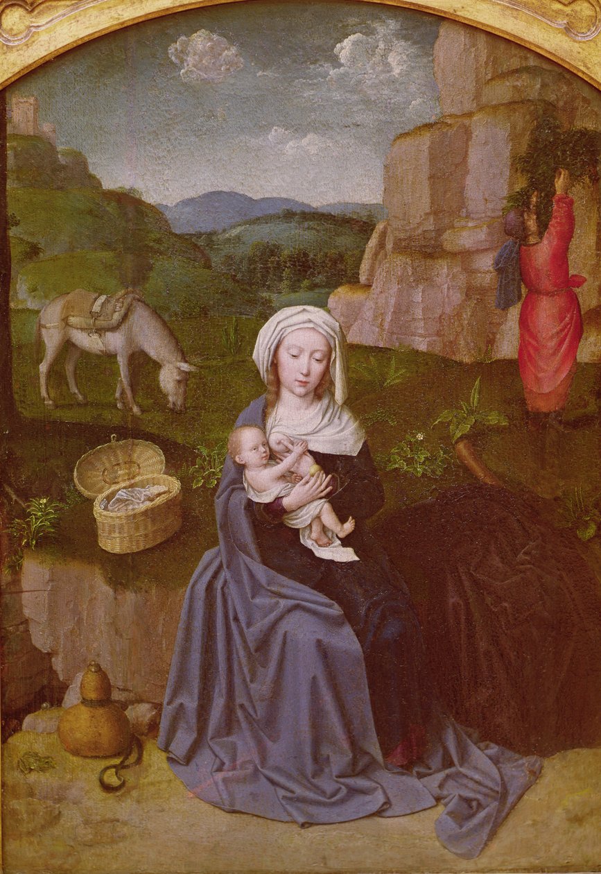 O resto da fuga para o Egito de Gerard David