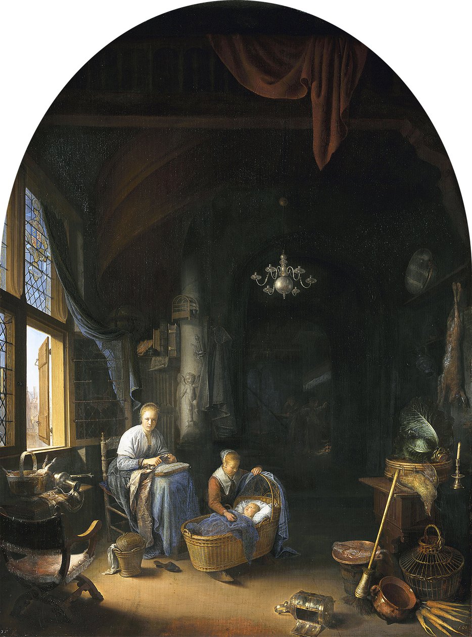 A jovem mãe de Gerrit Dou