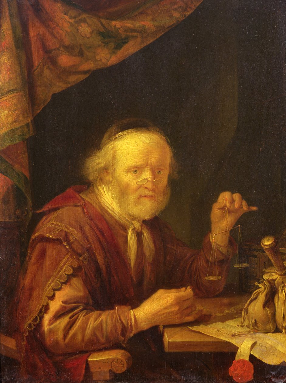 Pesando Ouro de Gerrit Dou