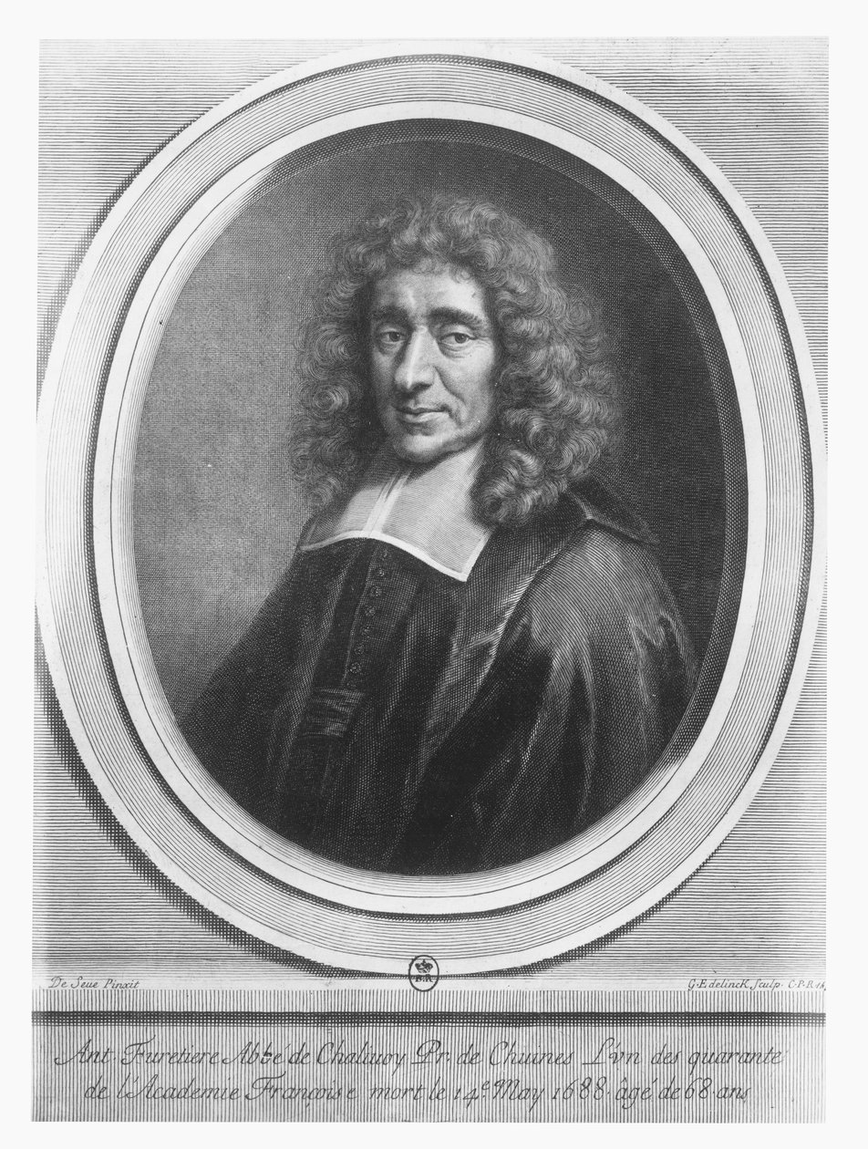 Antoine Furetière de Gérard Edelinck