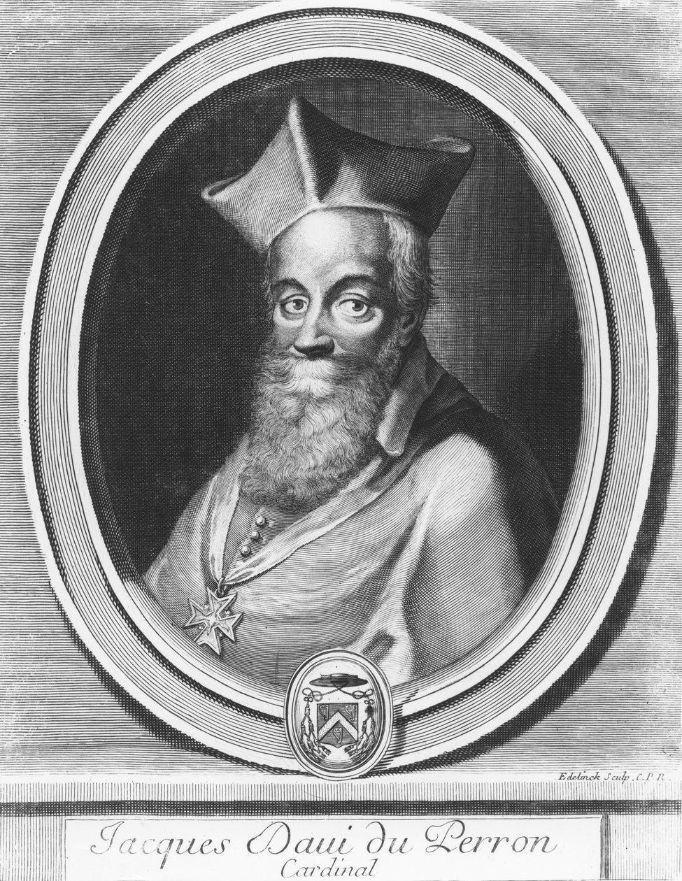 Jacques Davy Duperron de Gérard Edelinck