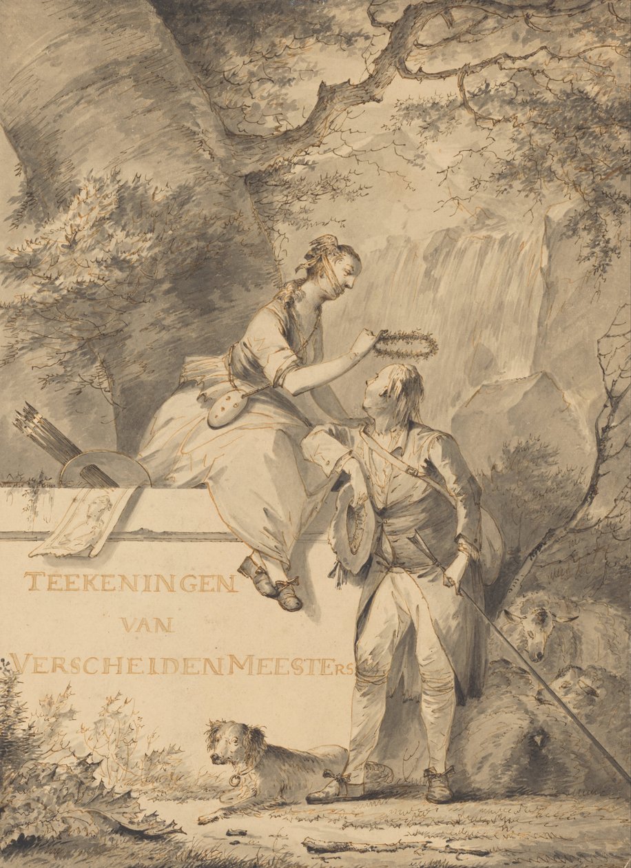 Um design para uma página de título de Gerard van Nijmegen
