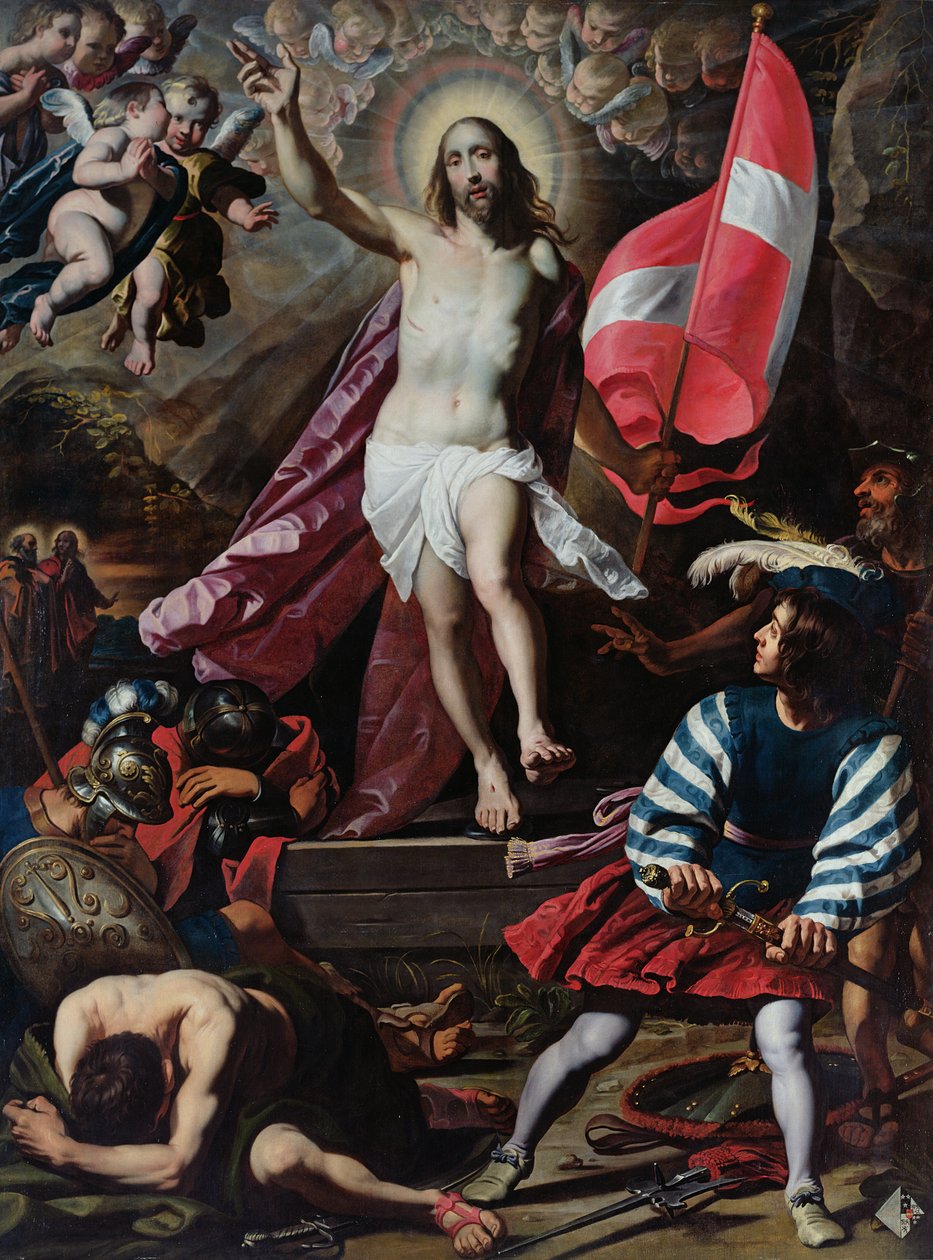 A ressurreição de Cristo, c.1610-20 de Gerard Seghers