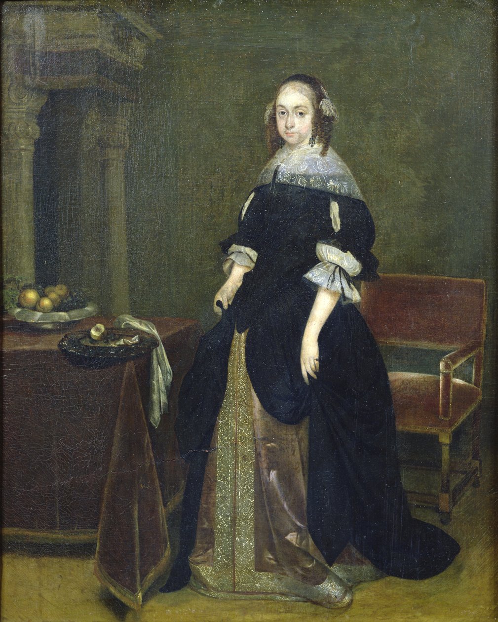 Retrato de uma mulher de Gerard ter Borch
