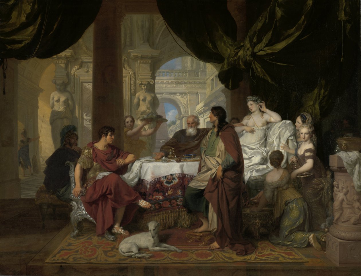 Banquete de Cleópatra, c.1675-80 de Gerard de Lairesse