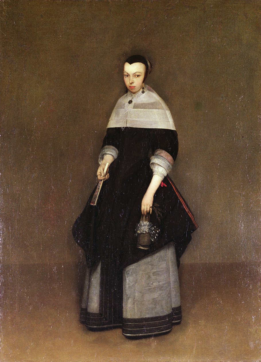 Retrato feminino de Gerard ter Borch