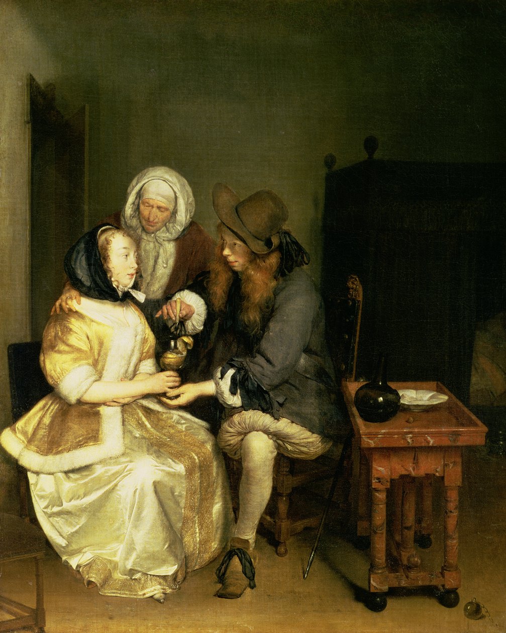 O copo de limonada de Gerard ter Borch