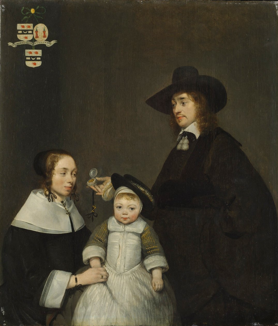 A Família Van Moerkerken, c.1653-54 de Gerard ter Borch
