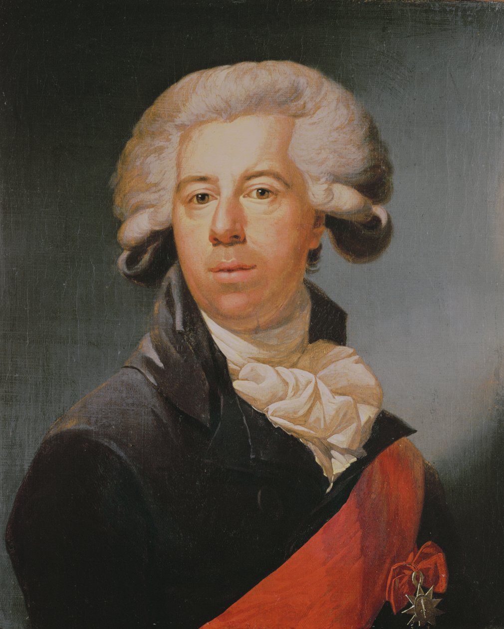 Auto-retrato com insígnia maçônica de Gerard van der Puyl