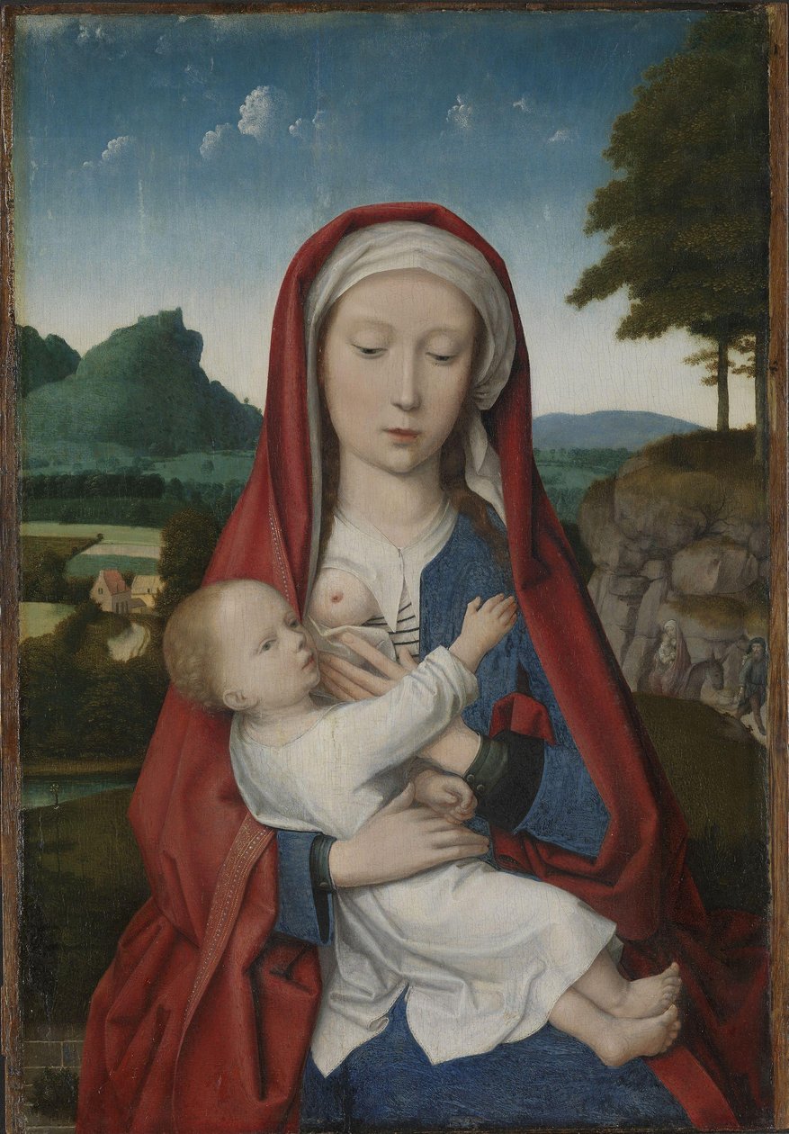 Madonna e Child, c.1510-20 (óleo sobre painel) de Gerard (attr. to) David