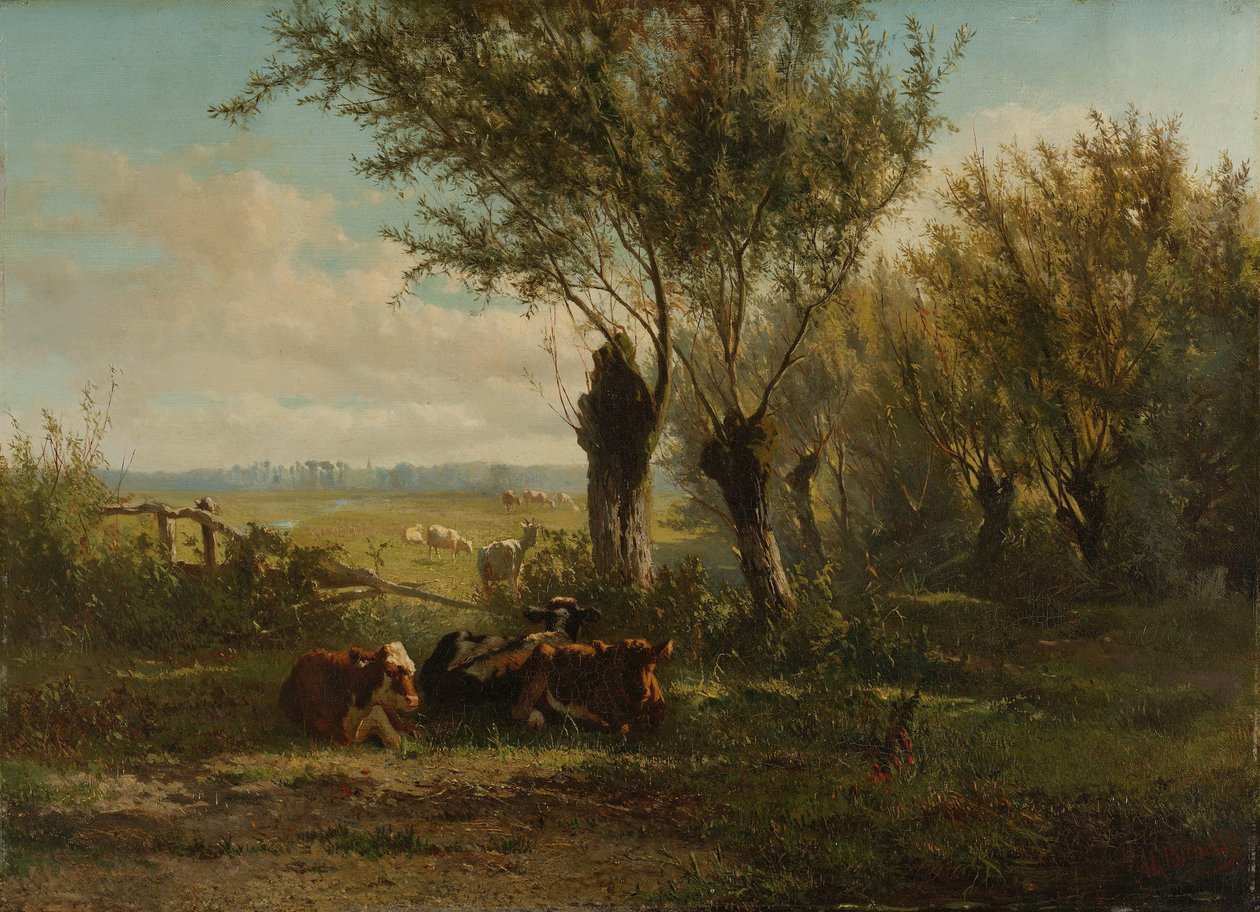 Prado perto de Oosterbeek de Gerard Bilders