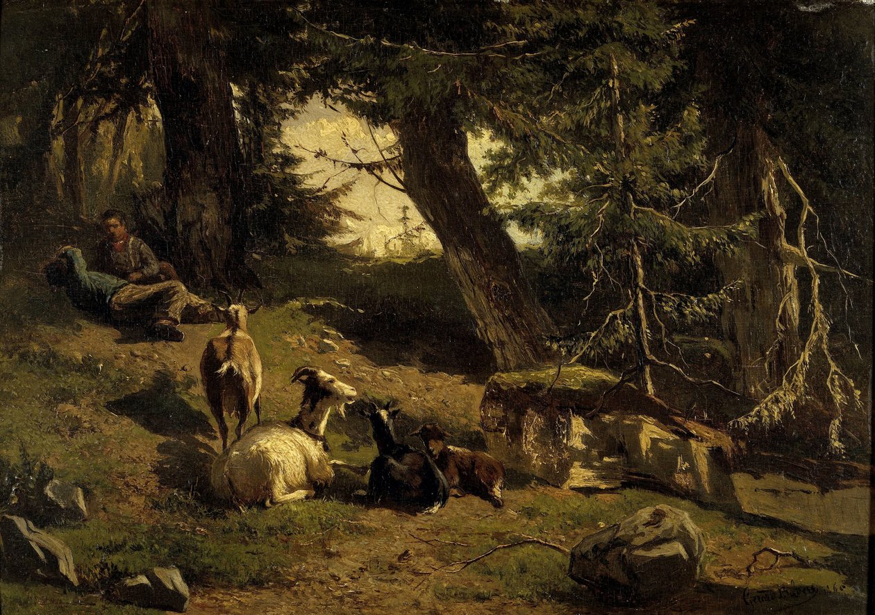 Paisagem Suíça de Gerard Bilders