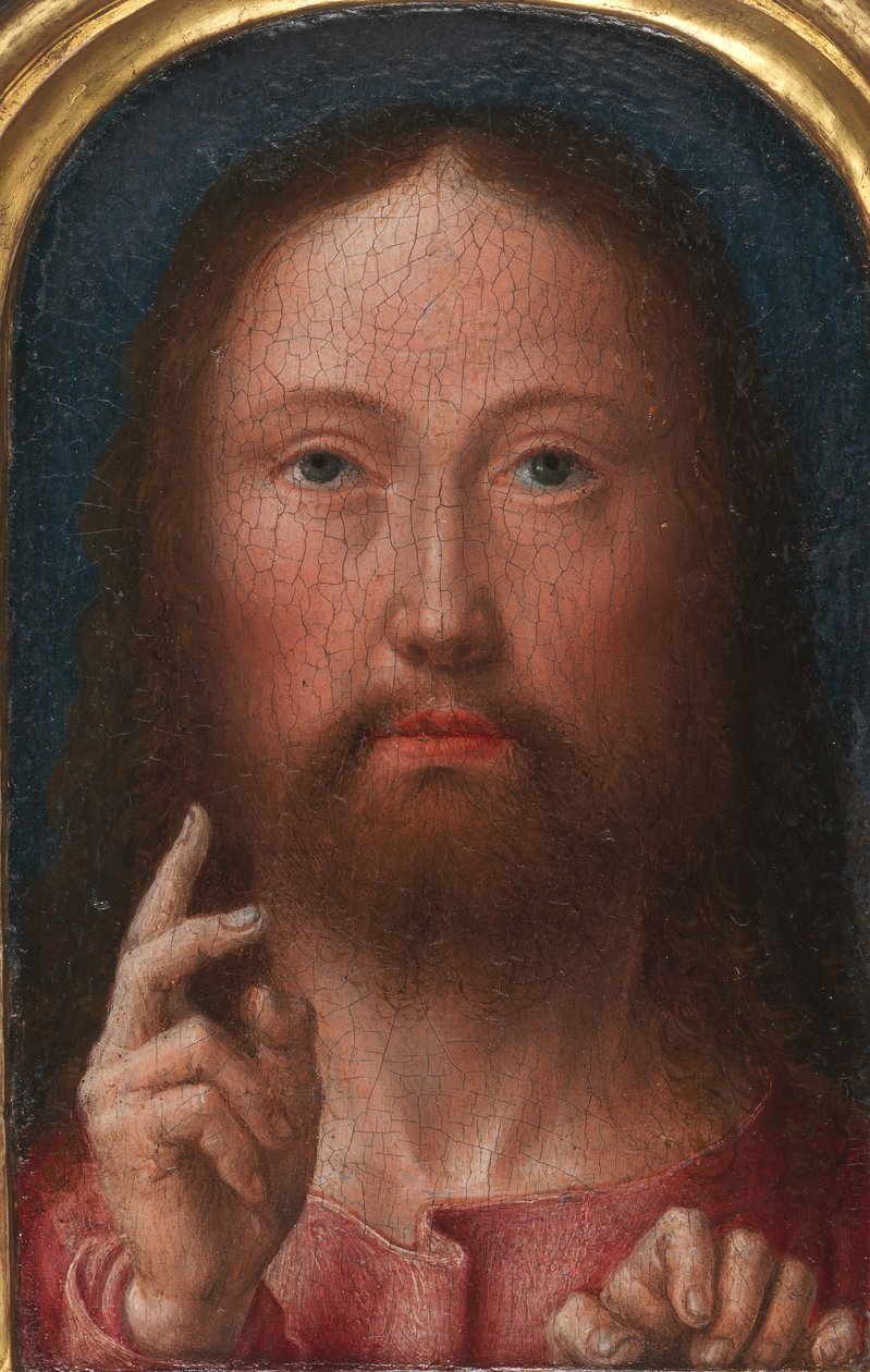 Bênção de Cristo, ca. 1500-1505. de Gerard David