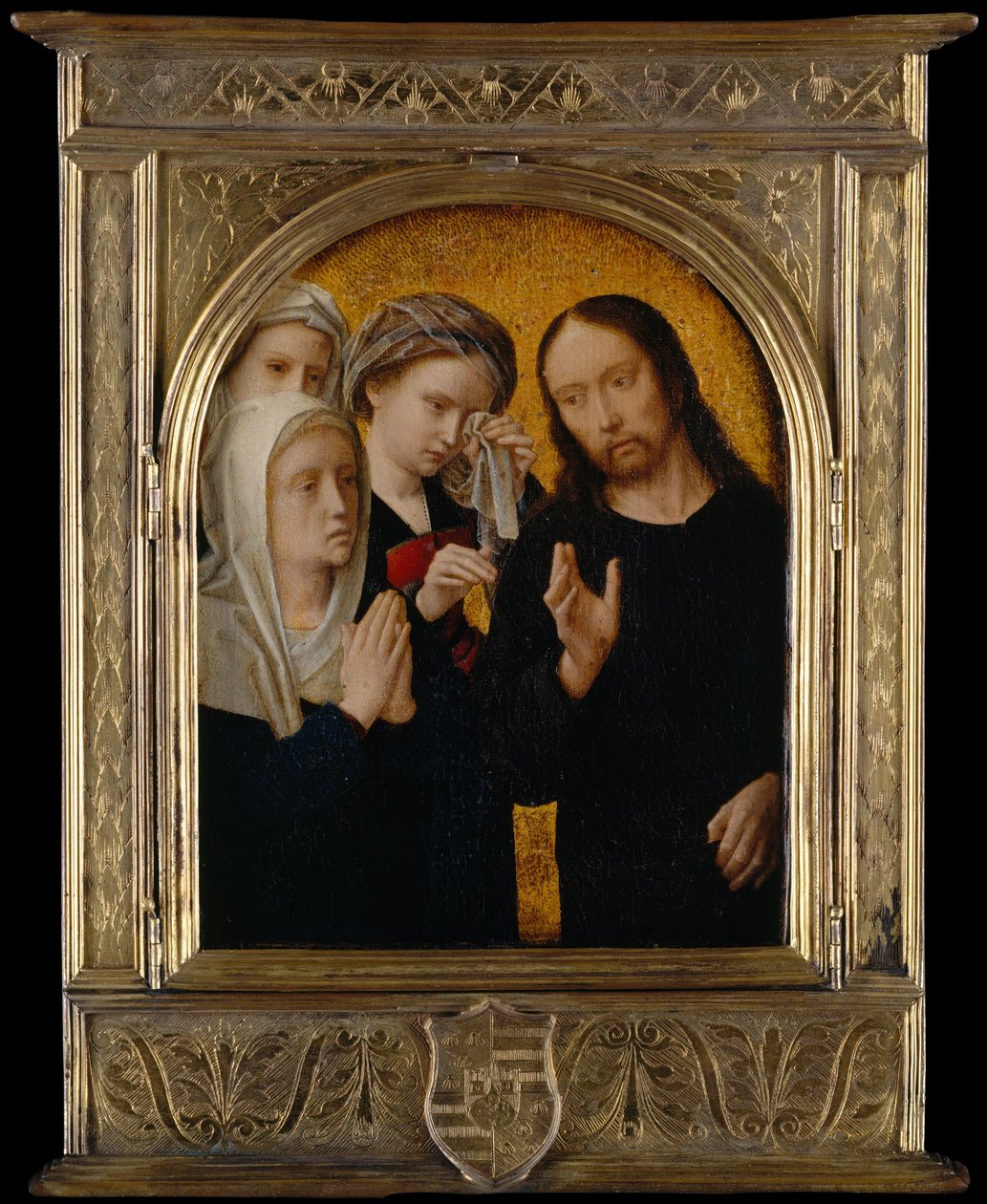 Cristo Despedindo-se de Sua Mãe, c. 1500. de Gerard David