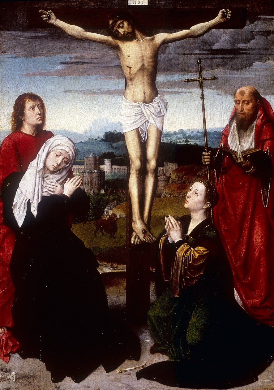 Crucificação, início do século XVI de Gerard David