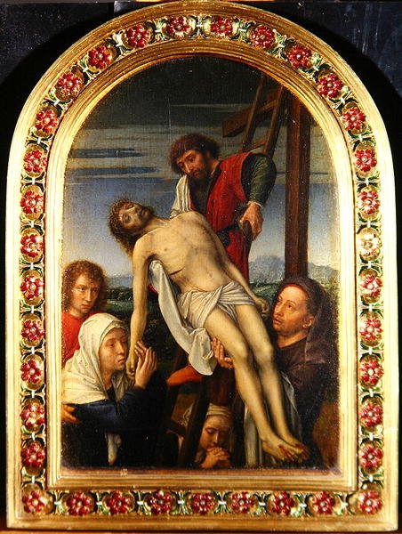 Deposição, c.1500-20 (óleo sobre painel) de Gerard David