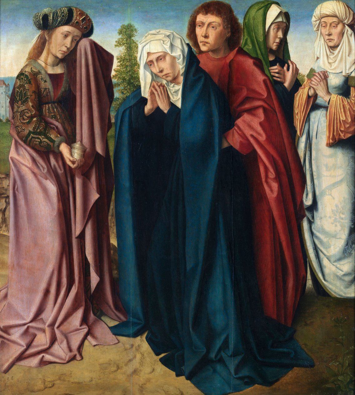 Holy Women (óleo sobre painel) de Gerard David