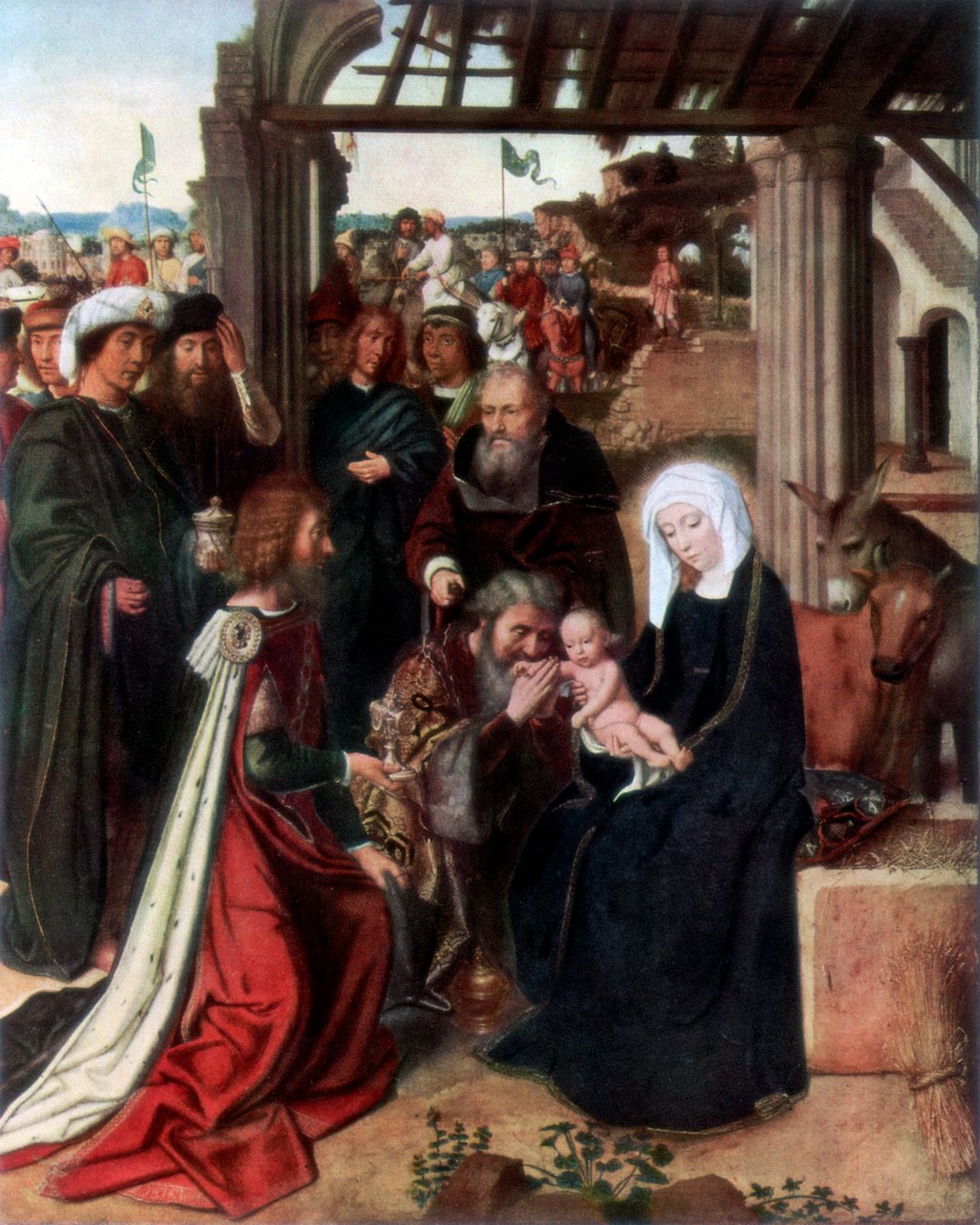 A Adoração dos Reis Magos, 1927 de Gerard David