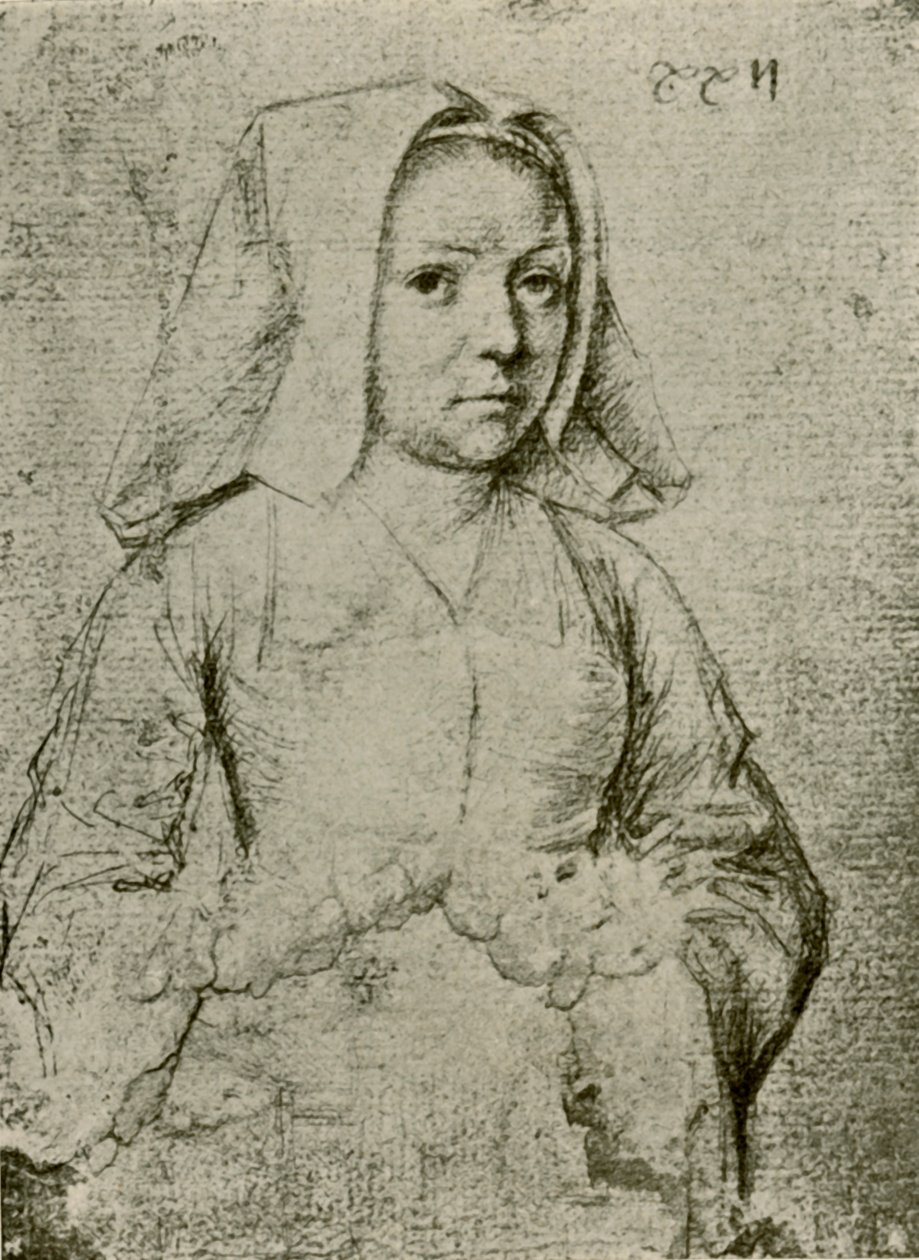 Jovem, final do século XV-XVI, 1908. de Gerard David