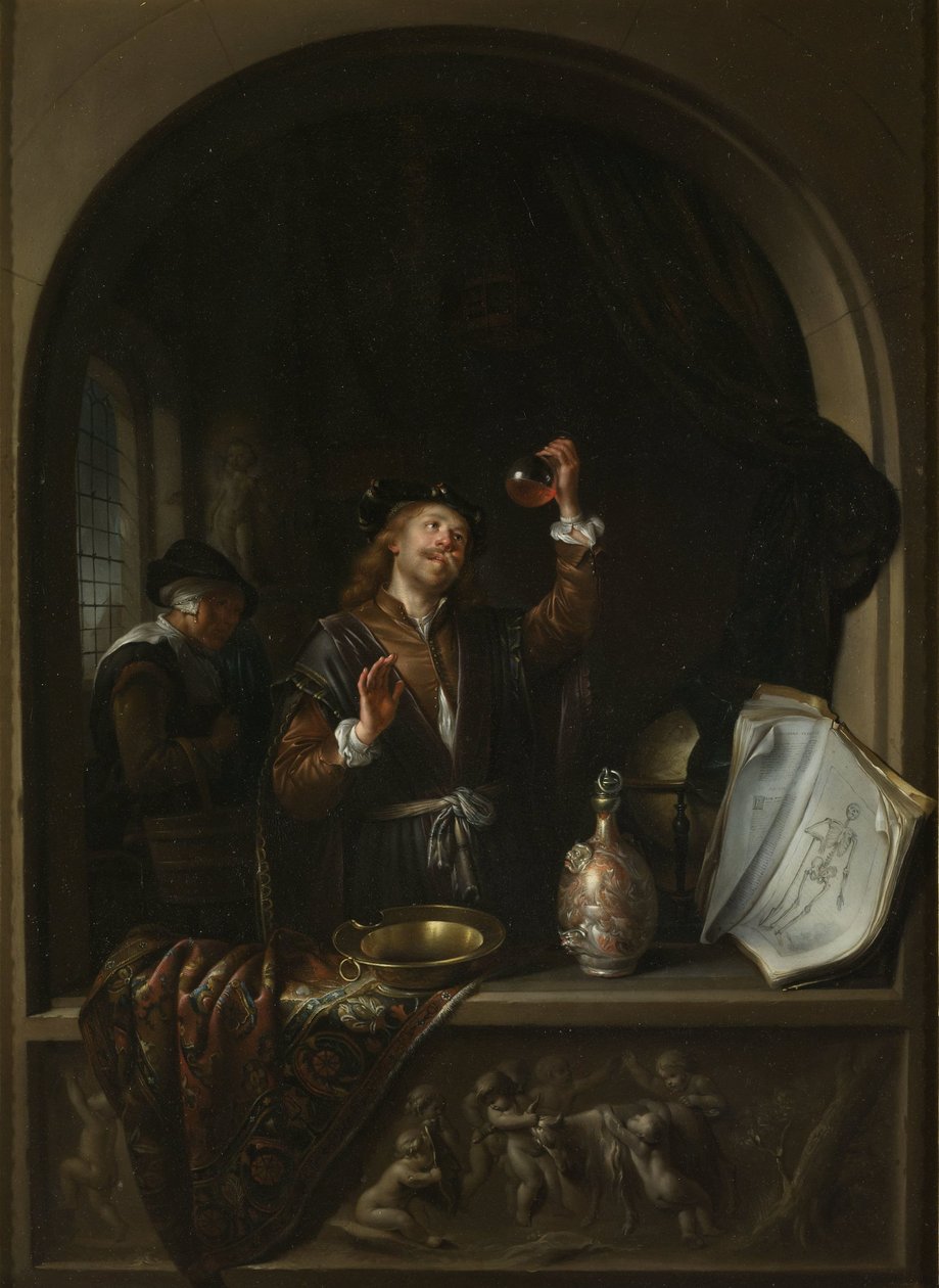 O médico de Gerard Dou (copy after)