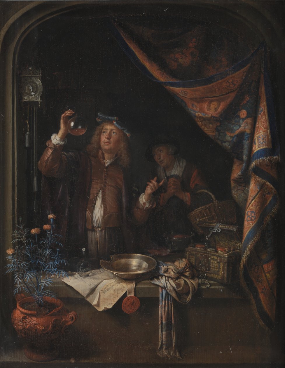Uma visita ao médico de Gerrit Dou