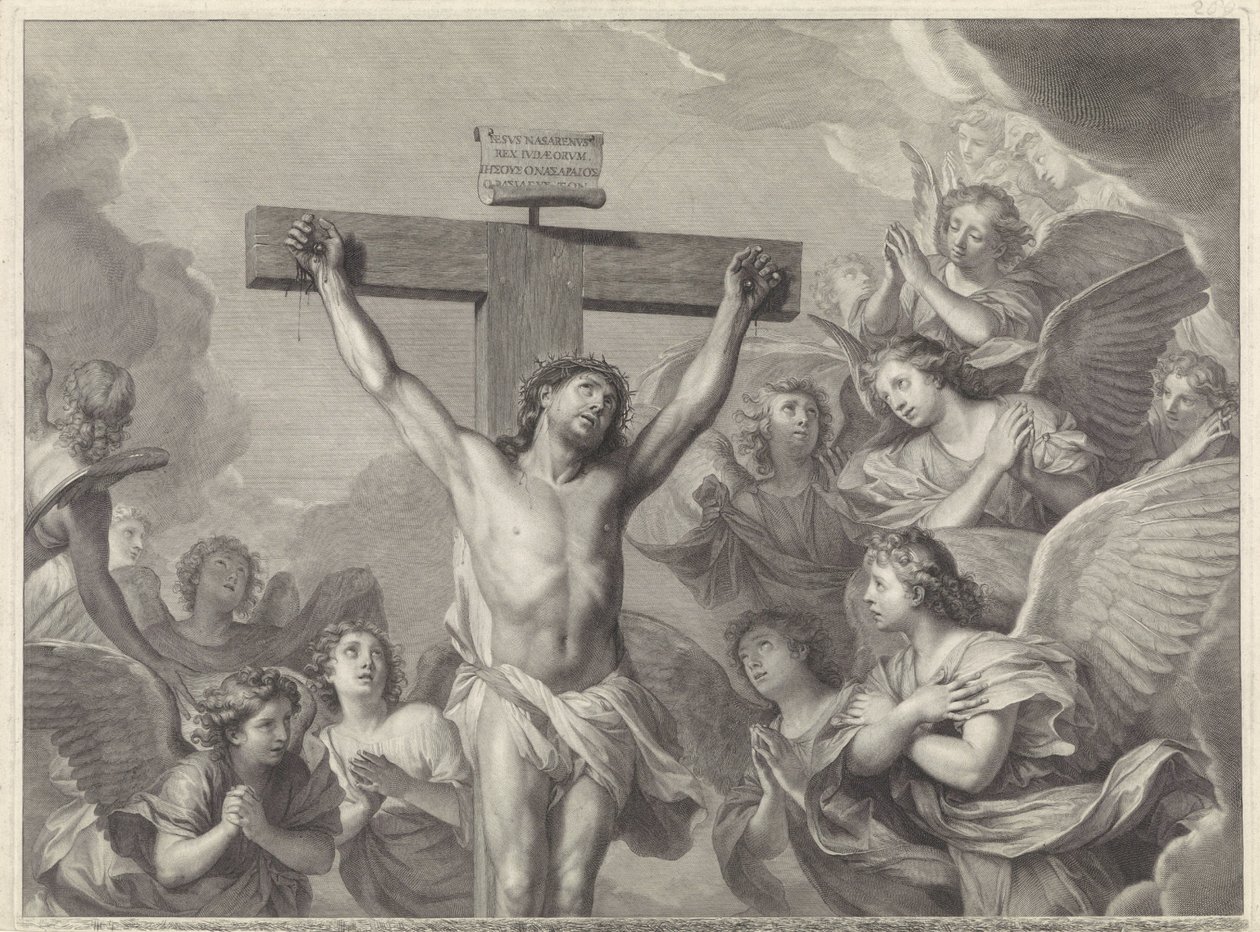 Cristo na cruz de Gérard Edelinck