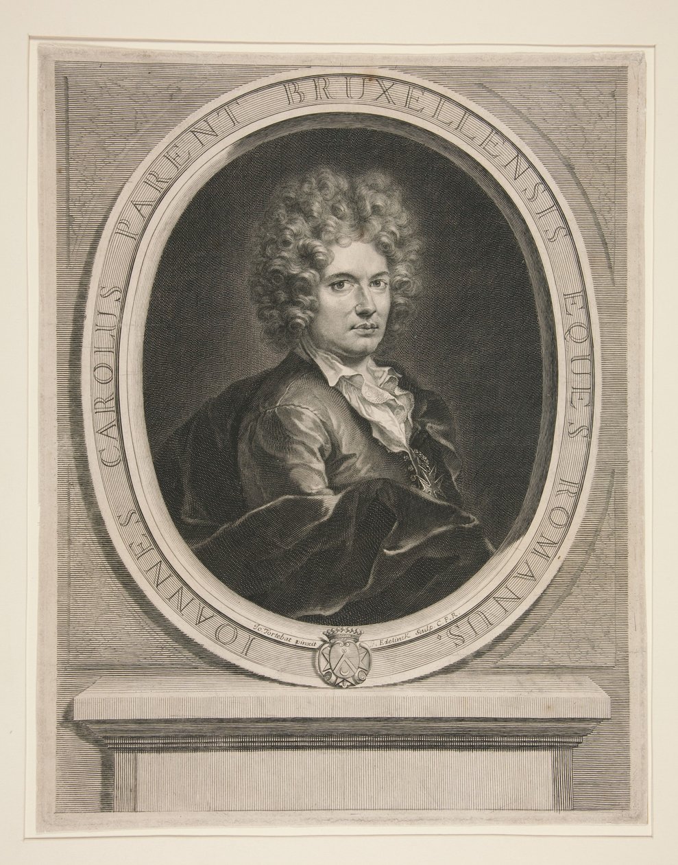 Jean Charles Parent, cidadão de Bruxelas de Gérard Edelinck