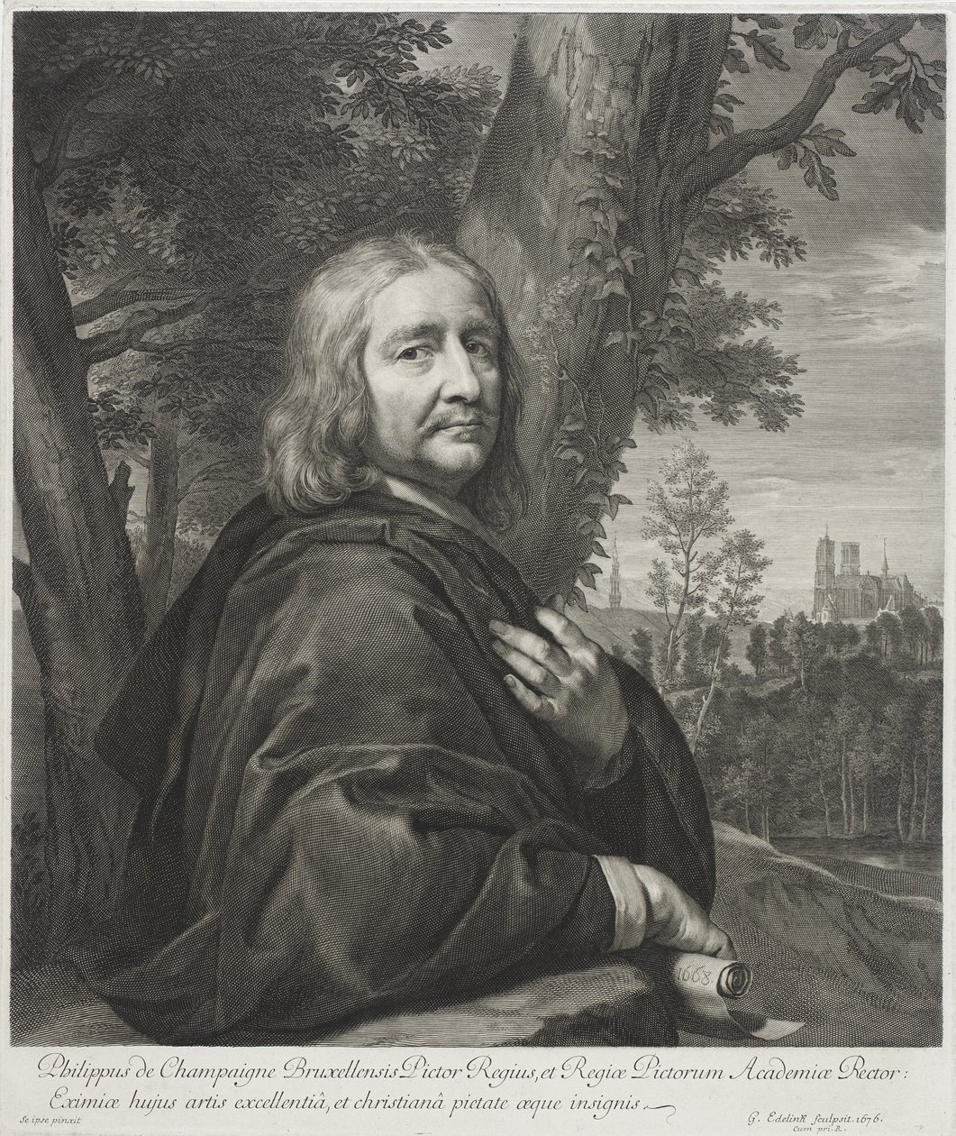 Philippe de Champaigne de Gérard Edelinck