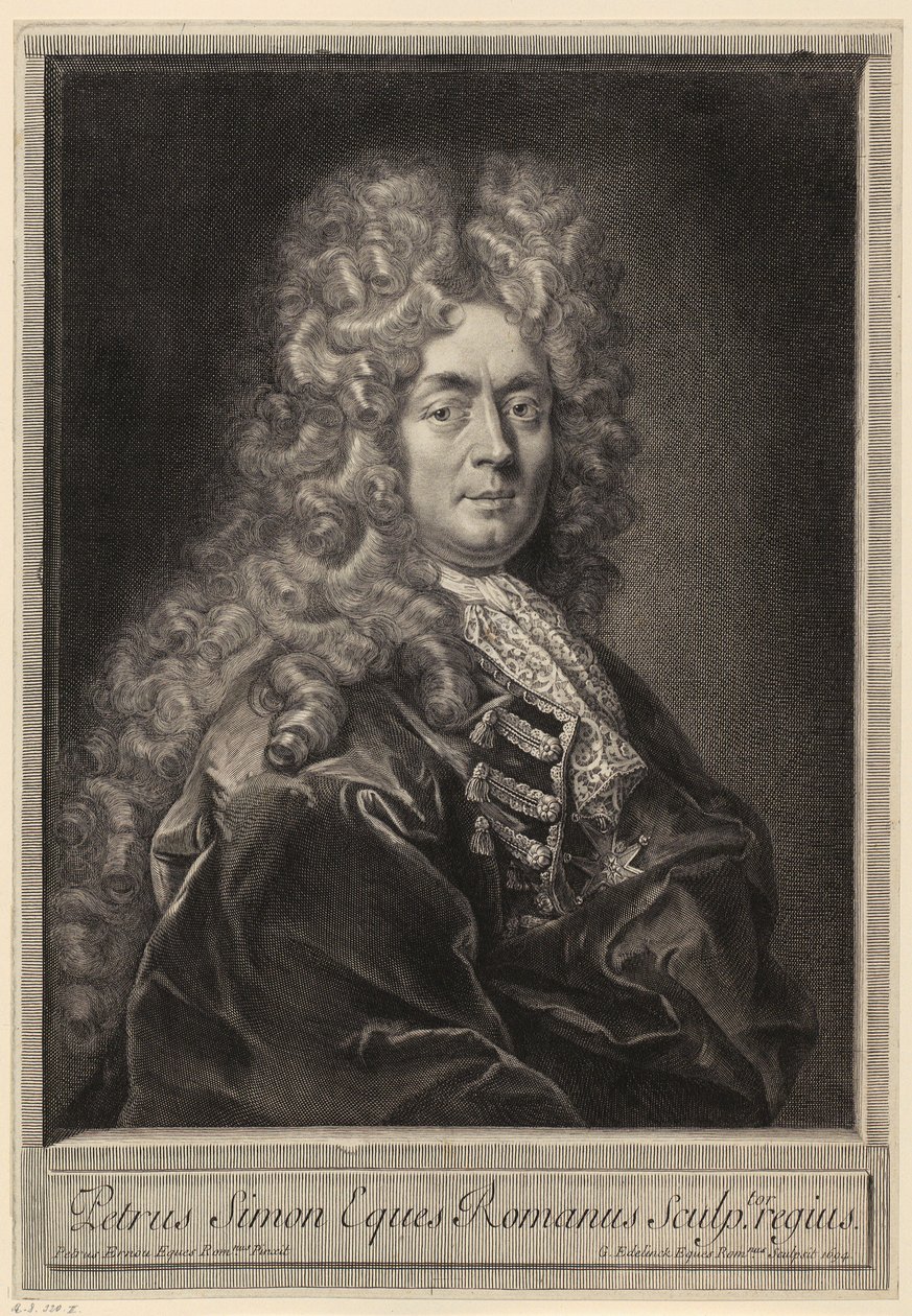 Retrato de André Hameau de Gérard Edelinck