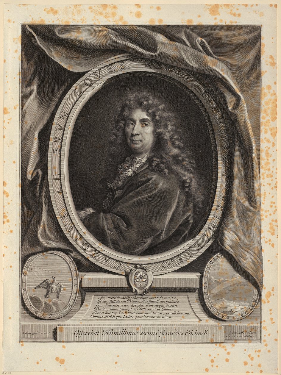 Retrato de Eustache Teissier de Gérard Edelinck