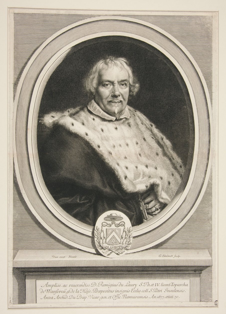 Remi Du Laury, Reitor de St. Pierre de Lille de Gérard Edelinck