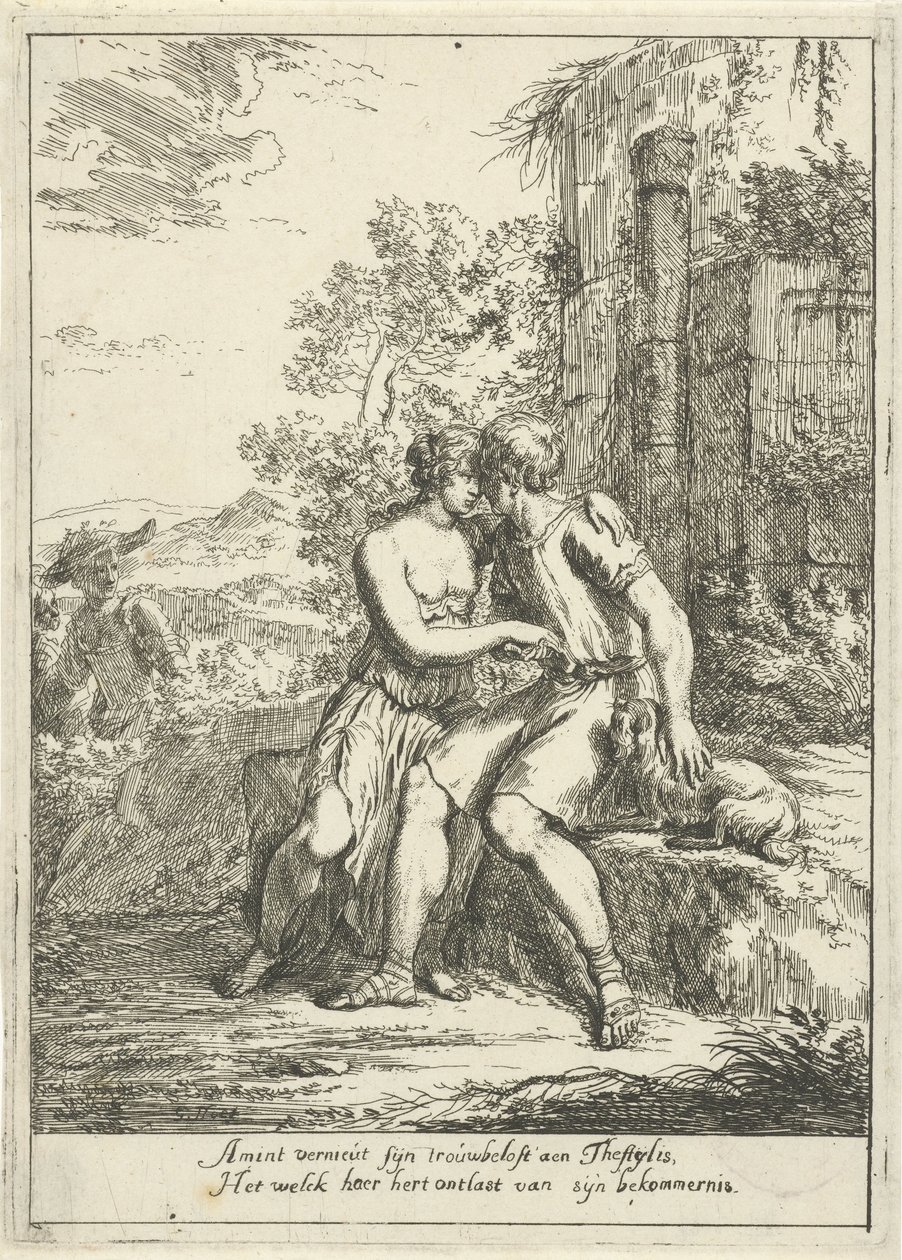 Aminta en Thestylis de Gerard Hoet (I)